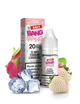 Liquid Bang Bang Salt Ice White Strawberry Dragon Fruit