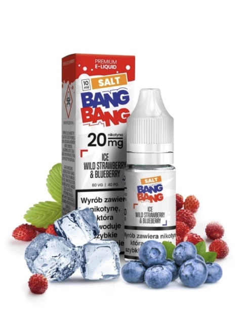 Liquid Bang Bang Salt Ice Wild Strawberry Blueberry