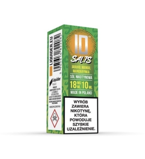 Liquid ID Salts Jabłko Mango Mandarynka