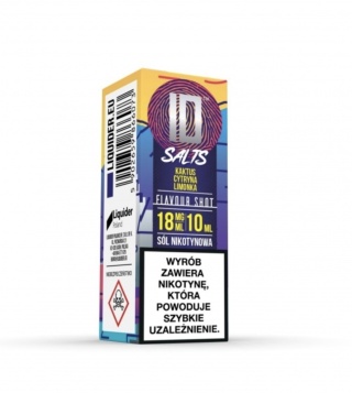 Liquid ID Salts Kaktus Cytryna Limonka
